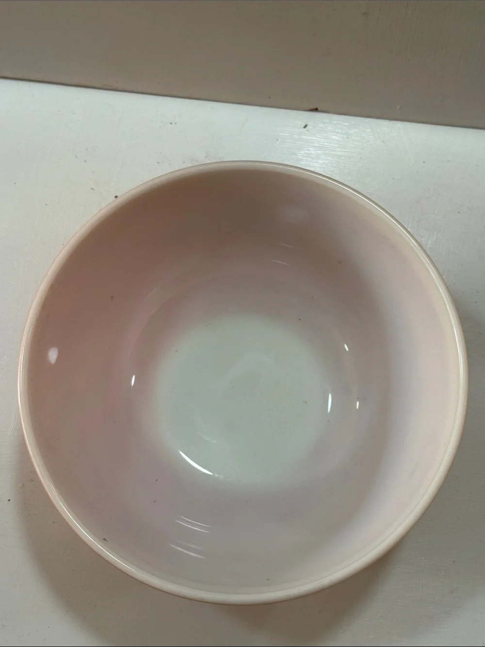 PYREX Orange Wheat Motif Mixing Bowl with White Interior 2.5 Quarts